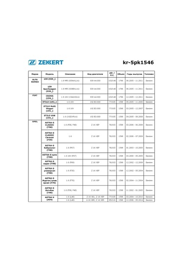 Zekkert Opel İçin Çok Çıkışlı Kayışlı Jeneratör Kayışı 5pk1546 301134015