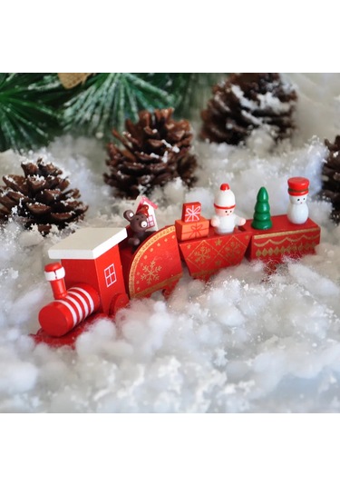 Ahşap Süslü Tren Standart