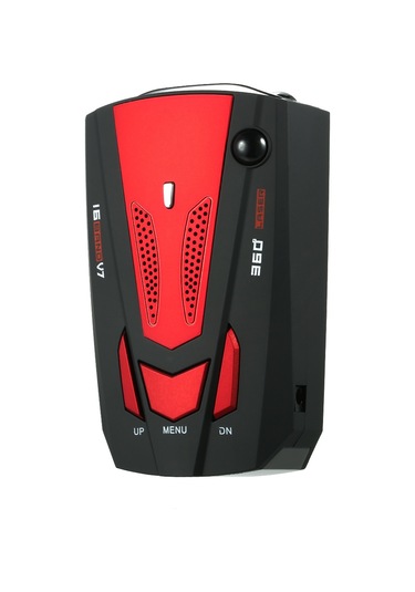 Xiyyadms V7 Arabalı Radar Tespit Cihazı - İngilizce Ve Rusça Desteği - Kırmızı Renk