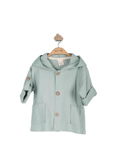 Kapüşonlu Müslin Hırka 001