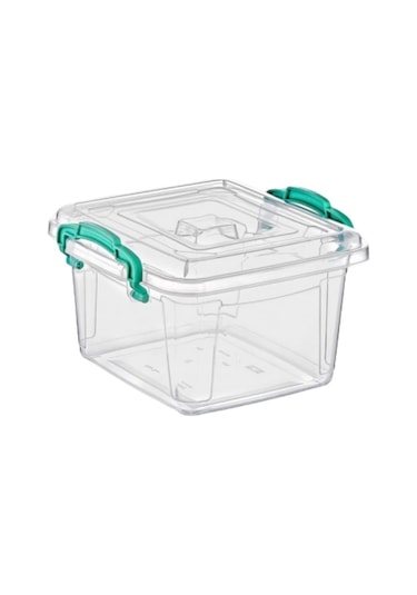 Polytime Kare No 3 Derin Saklama Kabı 2.5 L - 21 x 21 x 12 CM Şeffaf