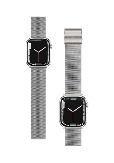 Watch 40mm Amazingthing Titan Metal Hasır Kordon Gümüş