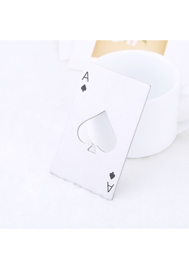 Kosona 420 Paslanmaz Çelik 8.5x5.5cm Kartopu A Şeklinde Kolay Taşınabilir Bira Açıcı Diğer