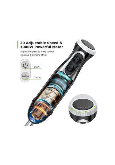 Tcherchi Elektrikli 4 in 1 1000 W El Mikser