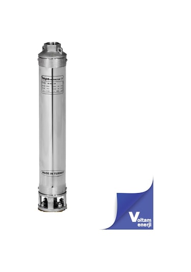 İmpo 4 İnç Sk 409/14 Krom Başlıklı 3hp Tek Dalgıç Pompa