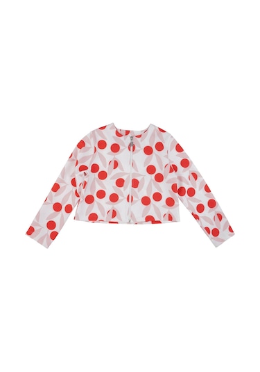 Best Kids Kız Çocuk Desenli Crop Ceket 001