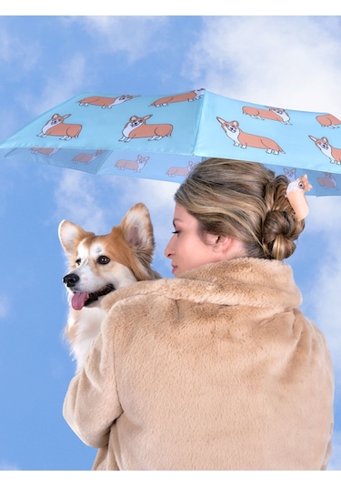 Duckhead Duck Kompakt Şemsiye Corgi Mint Compact Çok Renkli