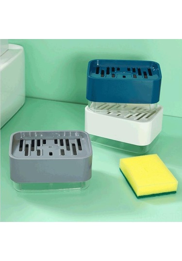 Reedark Mutfak Otomatik Sabun Dağıtıcı İle Entegre Sulama Fırçası - Yıkama Ve Temizleme İçin Verimli Araç Mavi Mavi