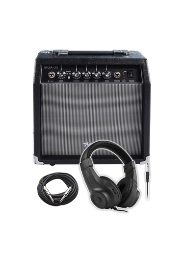 Midex Mga-35bk-hd Elektro Gitar Amfisi 35 Watt Gain Özelliği Kulaklık Çıkışı