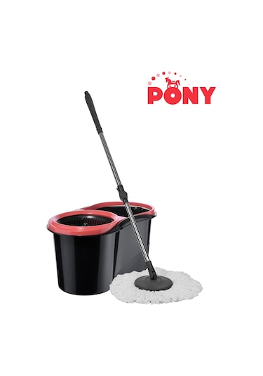 Pony Black Otomatik Temizlik Seti Mop Paspas