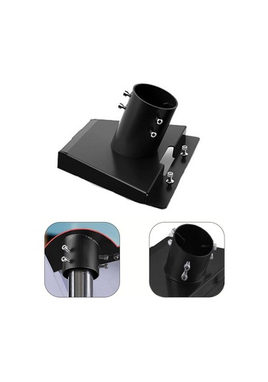 Sones Starlink Gen 3 / V4 Üçgen Braket Tabanı Siyah İçin