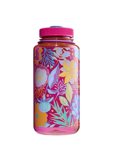 Nalgene Wide Mouth 32 Oz Suluk Matara 1 Litre Botanical Florals