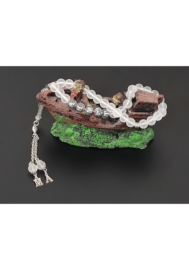 Tesbihsakarya Isimli - Isme Özel - Dumanli Kuvars - Doğaltaş Tesbih