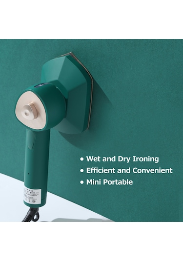 Qingmipy Taşınabilir Buharlı Ütü - Yeşil Renk, 220v, 40ml Su Haznesi, 30w Güç, Hızlı Ve Pratik Kullanım