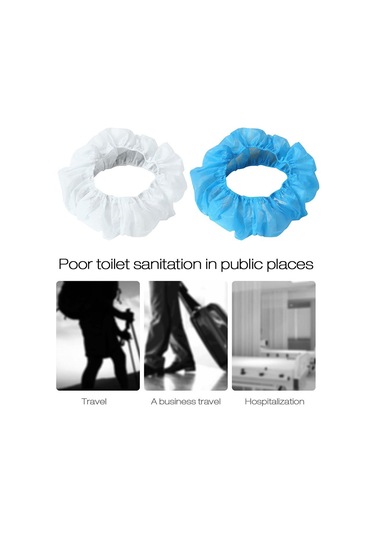 Cbtx 50 Adet Tek Kullanımlık Tuvalet Pedi Bakteriyel Enfeksiyonun Önlenmesi