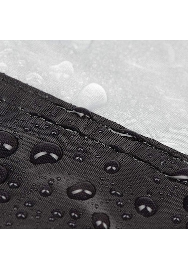 Oxford Motosiklet Aquatex Arka Çantali Kilif Medium Siyah-gri Cv203