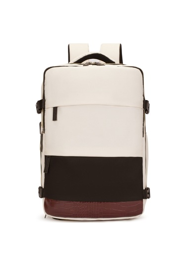 Erkekler İçin Seyahat Sırt Çantası, Usb Şarj Bağlantı Noktası Ve Ayakkabı Kesesi İle Sırt Çantası Üzerinde Taşıma, Tsa 15,6 İnç Dizüstü Bilgisayar Sırt Çantası Uçuş Onaylandı, Hafta Sonu İş Yürüyüşü Bej