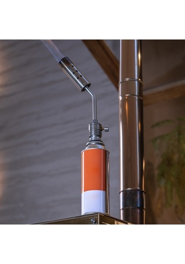 Pazly Propan Gaz Kartuşu Adaptörü Kamp Sobası Kaset Gaz Tankı Bağlantı Parçası Gümüş