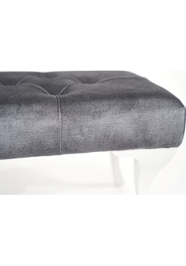 Antrasit Puf Bench Kapı Önü Mutfak Balkon Lükens Ayaklı Bench