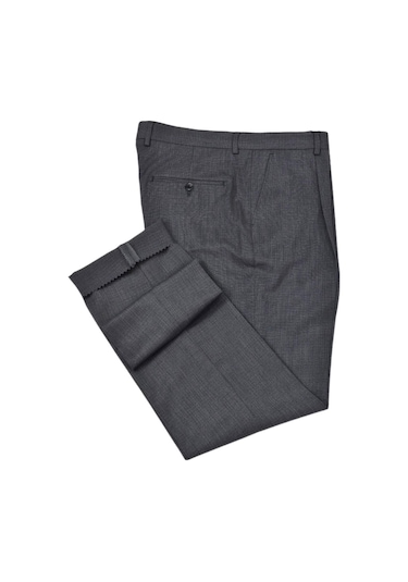 Erkek Pileli Klasik Kumaş Pantolon P1182 Bgl-st04763 Füme