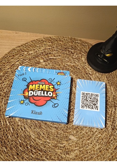 Memes Bulmaca Kutu Oyunu Klasik 1. Model - Kese Hediyeli - Eğlenceli Grup & Parti Oyunu
