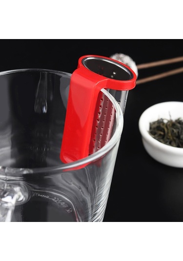 Sones Ev Paslanmaz Çelik Çay Süzgeci Basit Ve Taşınabilir Çay Filtresi Mavi