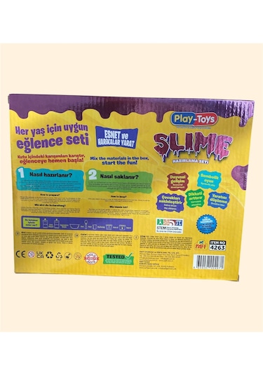 Kokulu Eğlenceli Ve Eğitici Slime Hazırlama Seti