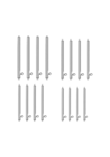 Akıllı Pratik Saat Pimi 16 Adet Karışık Çelik Yaylı 18-20-22-24mm