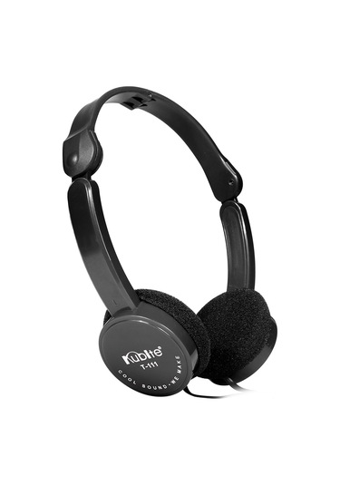 Mufunye Kubıte T-111 3.5mm Kablolu Kulaklık, Çevirilebilir, Hafif 60g , Yüksek Kaliteli Ses, Gürültü Yalıtımı, Siyah