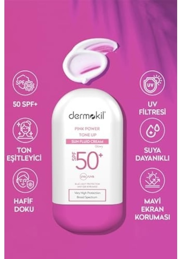 Pink Power Tone Up Sun Fluid Cream 50+spf 60 Gr