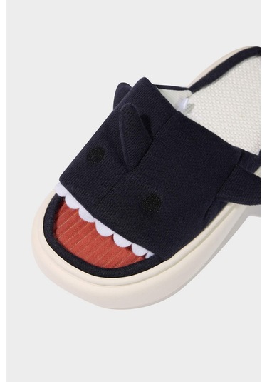 DeFacto Erkek Hayvan Figürlü Düz Taban Ev Terliği E2291AX24WNNV71