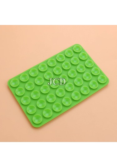 Goldenqian 2 Adet Silikon Vantuz Çift Taraflı Vantuz Cep Telefonu Fikstürü Vantuz Arka Yapışkanlı Cep Telefonu Kauçuk Vantuz Green Green