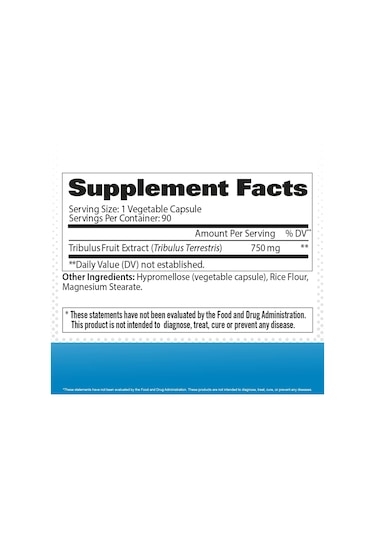 Gat Tribulus Male 750 Performance Enhancement 90 Herbal Capsules