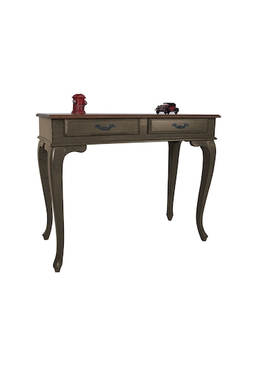 Masifart Ceviz Eskitme Tablalı Dresuar Kahve 120 Cm Eskitme  Patin Ceviz