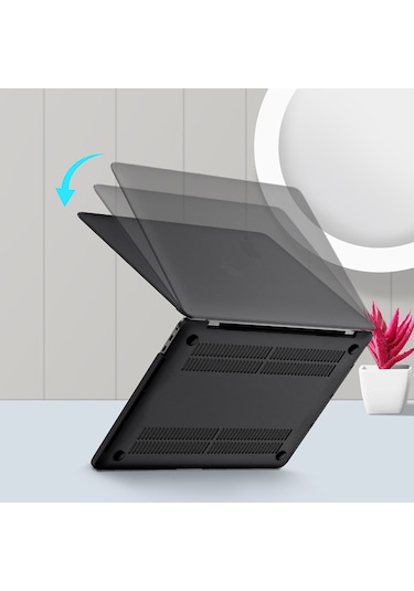 MacBook Air 13.3" Koruyucu Laptop Kılıfı Siyah