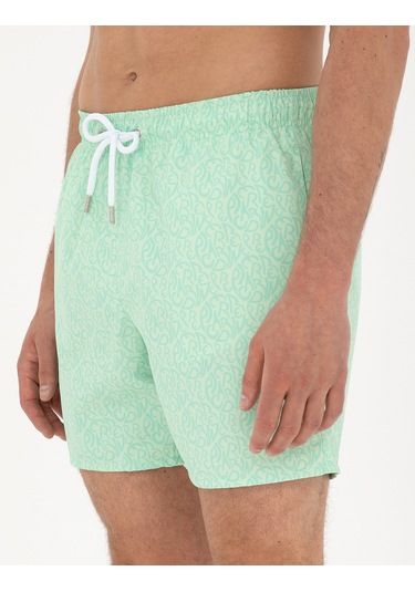 Pierre Cardin Erkek Fıstık Deniz Şortu 50289579-vr087 Açık Yeşil