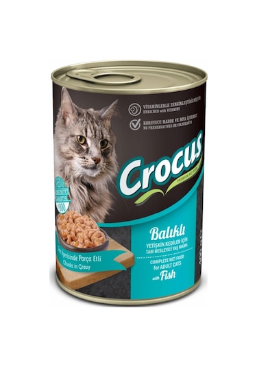 Crocus Balıklı Yetişkin Kedi Maması 400 G