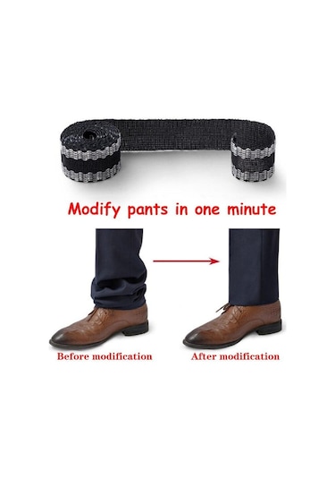 Siyah 1/3/5 M Kendinden Yapışkanlı Pantolon Yapıştırın Dıy Demir On Pantolon Kenar Kısaltma Pantolon Jean Giyim Cırt Bant 55001327