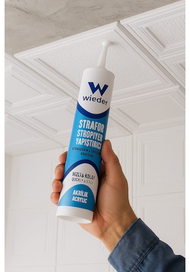 Wieder Strafor Stropiyer Yapıştırıcı Beyaz 450g X5 Adet