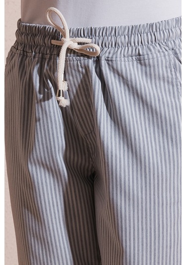 Fashion Friends Bayan Pantolon 25y0344k1 Gri Gri Fashion Friends Bayan Pantolon 25y0344k1 Gri Gri