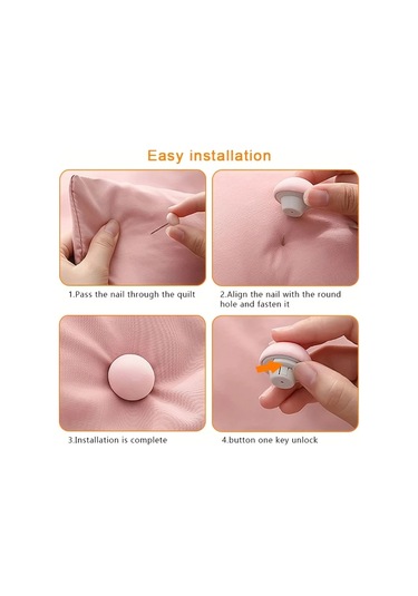 Elmpaly Mavi 10lu Kaymaz Yatak Çarşafı Klipsleri - Dayanıklı Battaniye Sabitleyici