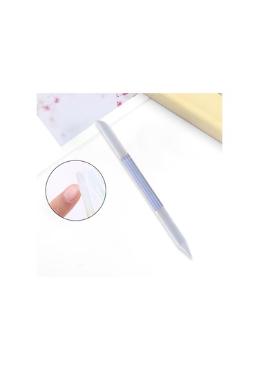 Suntek Çift Uçlu Cam Tırnak Eti İtici Manikür Temizlemek
