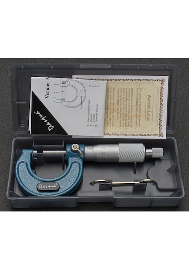 Dasqua 4111-8105 Mikrometre 0-25 Mm / 0.01 Mm