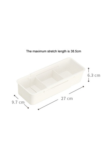 Sones Çekmece Sabit Geri Çekilebilir Saklama Kutusu Bölücü Sofra Takımı Düzenleyici, Stil: Dar Model Diğer