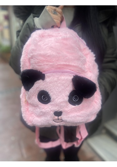 Peluş Panda Sırt Çantası -1666 Altın