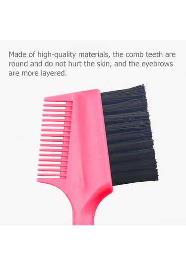 Samdoo Pembe Göz Kaş Fırçası - 3d Şekillendirici, Saç Kenarı Ve Yanak Kenarı Dekorasyonu, Nilon Uçlu, Tam Make-up Düzenleyici