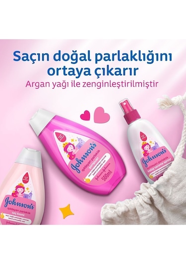 Johnson's Baby Işıldayan Parlaklık Bebek Şampuanı 500 ML