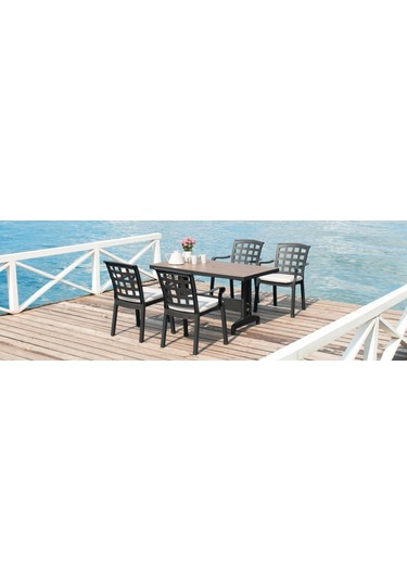 Papatya Pasha Koltuk - Plastik Bahçe Balkon Koltuğu