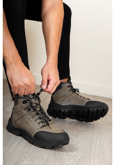 D00201 Garantili Ürün Soğuk Geçirmez Erkek Bot Kum