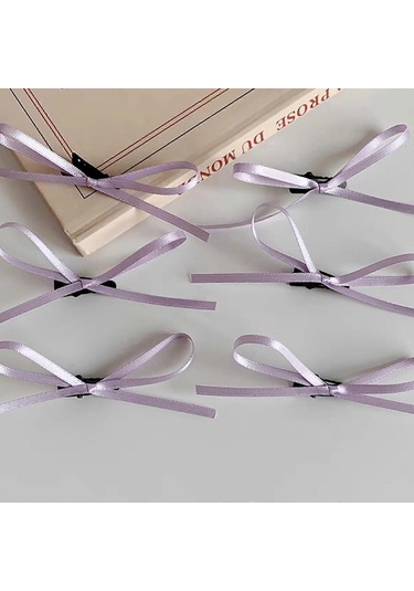 Adet Sevimli Kurdele Fiyonk, Zarif 2000'ler Mini Yan Klipsli0003 Diğer